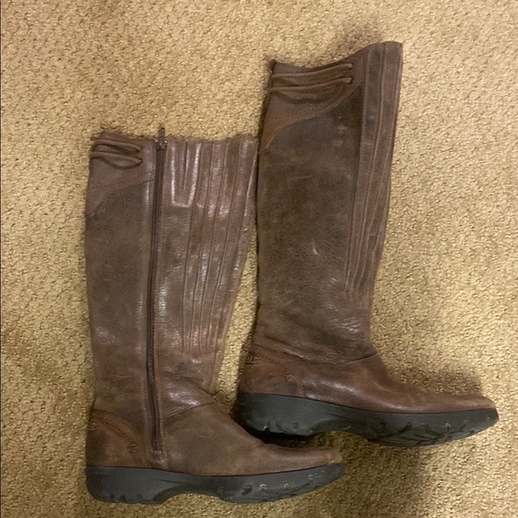 Women's Brown Riding Boots - Picture 2 of 4